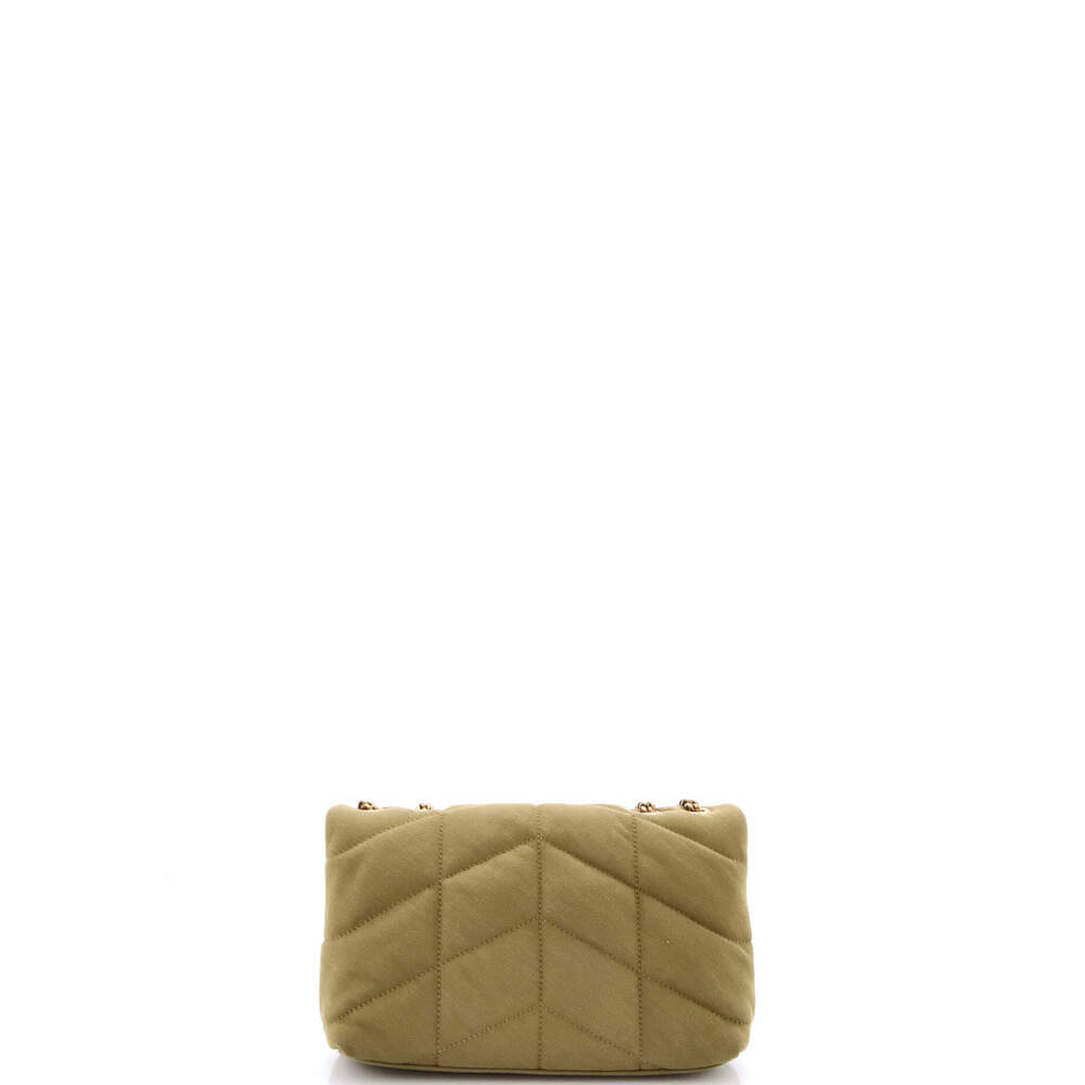 Saint Laurent Mini Loulou Puffer Shoulder Bag Quilted Canvas - Picture 3 of 5